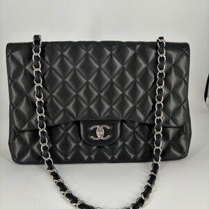 Chanel Classic Jumbo Single Flap SHW